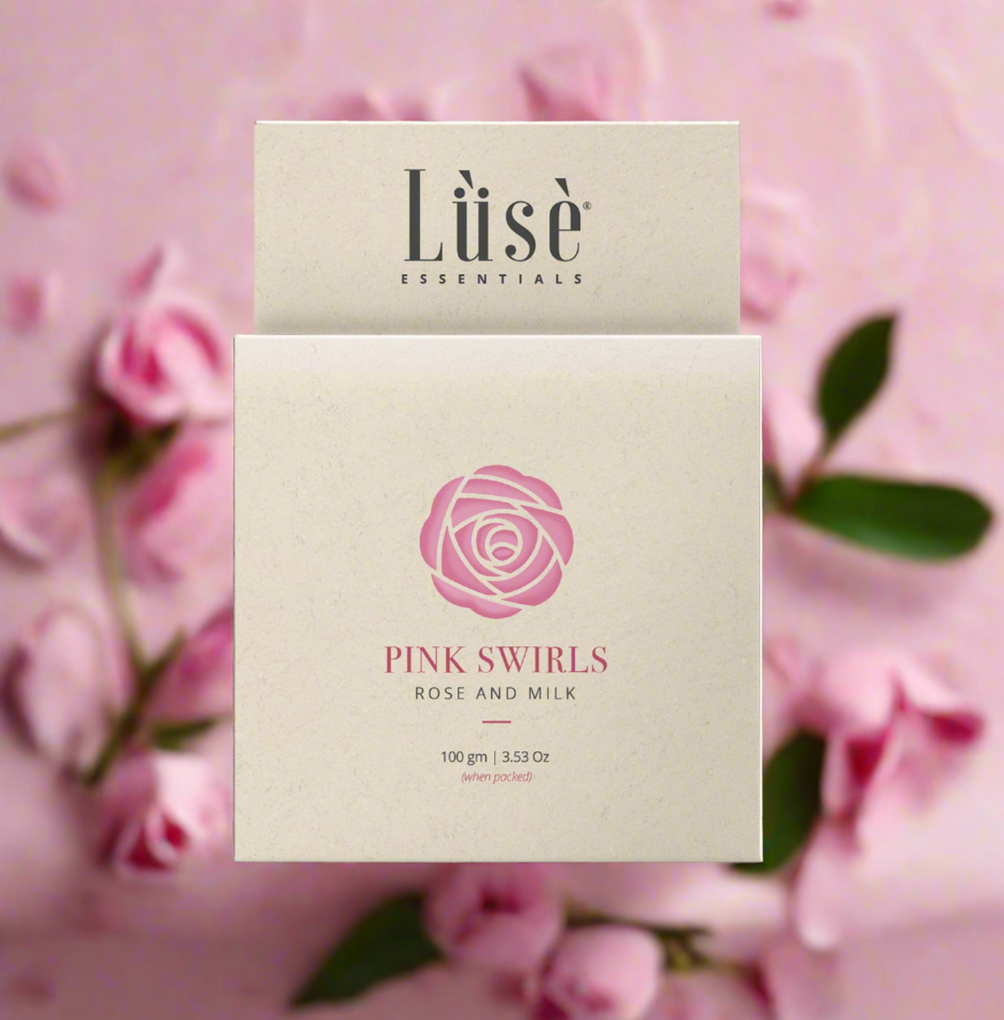 Pink Swirls Natural Soap