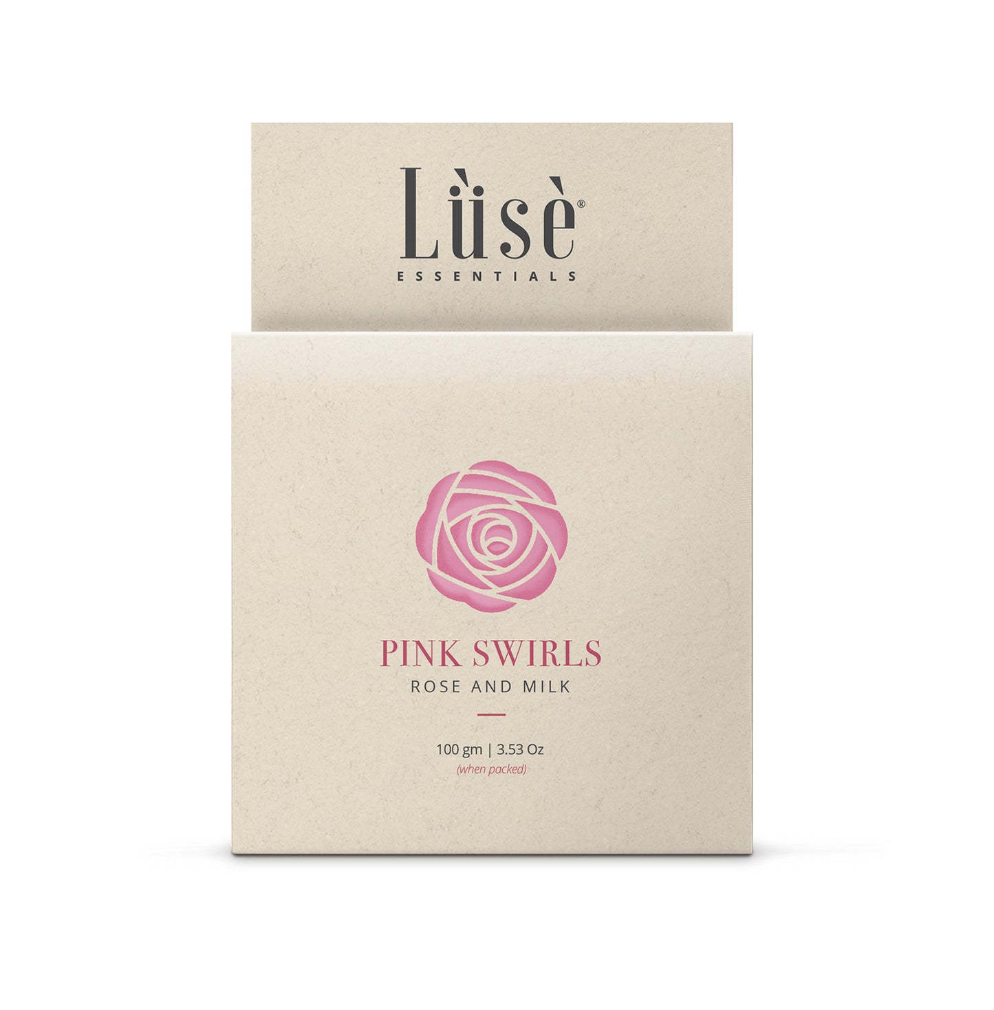 Pink Swirls Natural Soap